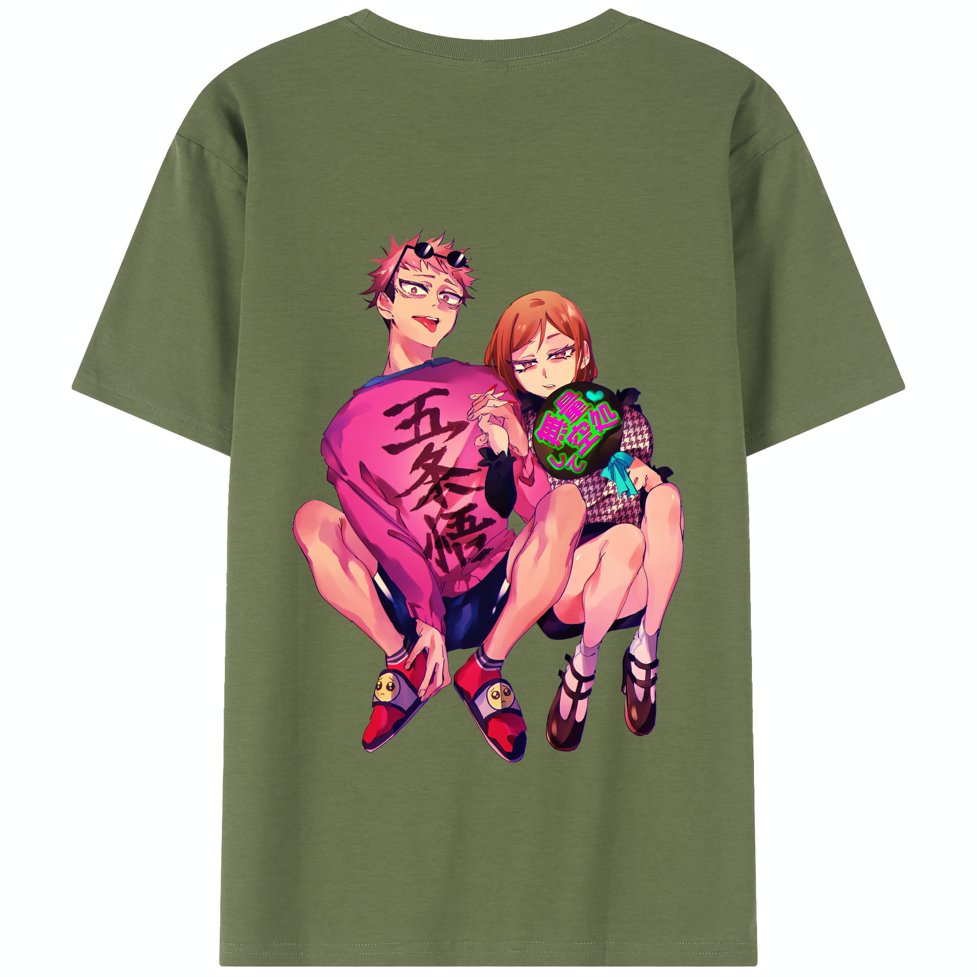 （画像用） 呪術廻戦 Jujutsu Kaisen 綿100％半袖Tシャツ（背面プリント）